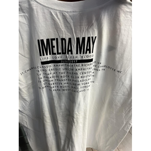 98 - IMELDA MAY 2017 SIZE EXTRA LARGE ORIGINAL T-SHIRT BOUGHT AT THE MUSIC/TOUR VENUE PLEASE SEE PICTURES... 