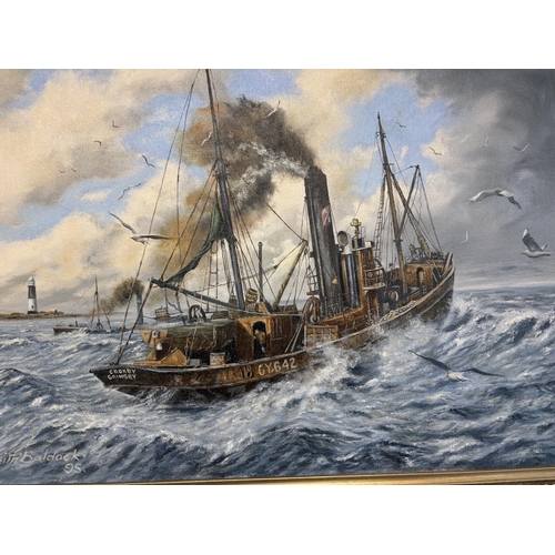 104 - STUNNING OIL ON CANVAS BY KEITH BALDOCK APPROX 18