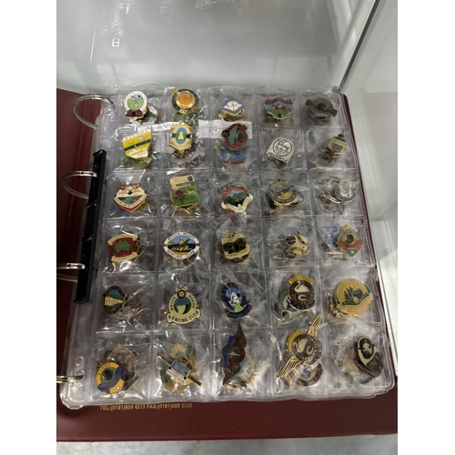 140 - FOLDER OF NEW SOUTH WALES BOWLING BADGES OVER 300 BADGES IN THE FOLDER PLEASE SEE PICTURES FOR DETAI... 