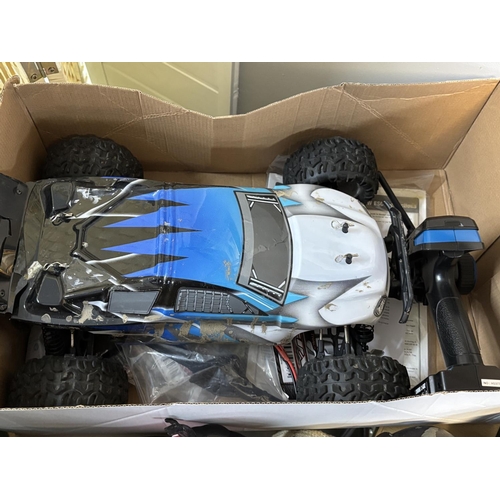 204 - CARNAGE BRUSHED ELECTRIC MOTOR POWERED RACING TRUGGY BOXED INCLUDES WATERPROOF ELECTRONICS & A 2.4 G... 