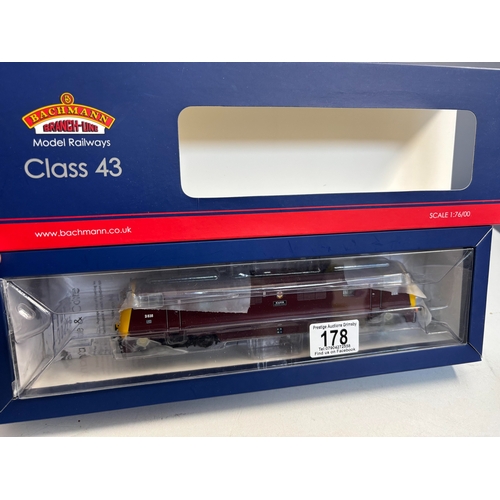 178 - BACHMANN 21 DCC 32-068 CLASS 43 WARSHIP D838 RAPID BR MAROON BOXED