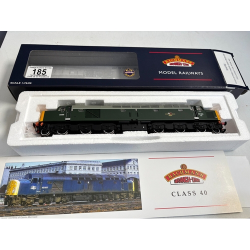 185 - BACHMANN 32-475Z CLASS 40 DIESEL D200 BR GREEN PRODEUCED EXCLUSIVELY FOR MODEL RAIL BOXED