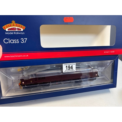 194 - BACHMANN 21 DCC 32-395 CLASS 37669 WEST COAST RAILWAYS BOXED