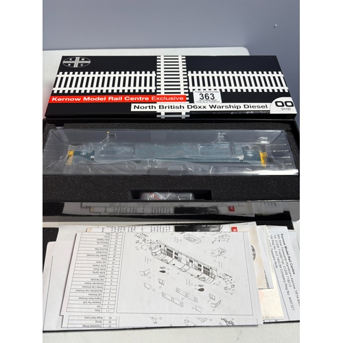 363 - KERNOW MODEL RAIL CENTRE EXCLUSIVE K2600 D600 WARSHIP D600 ACTIVE BR BLUE