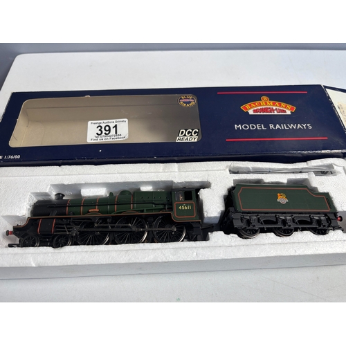 391 - BACHMANN 31-175 JUBILEE CLASS 45611 HONG KONG STANIER TENDER BR GREEN EARLY EMBLEM DCC READY