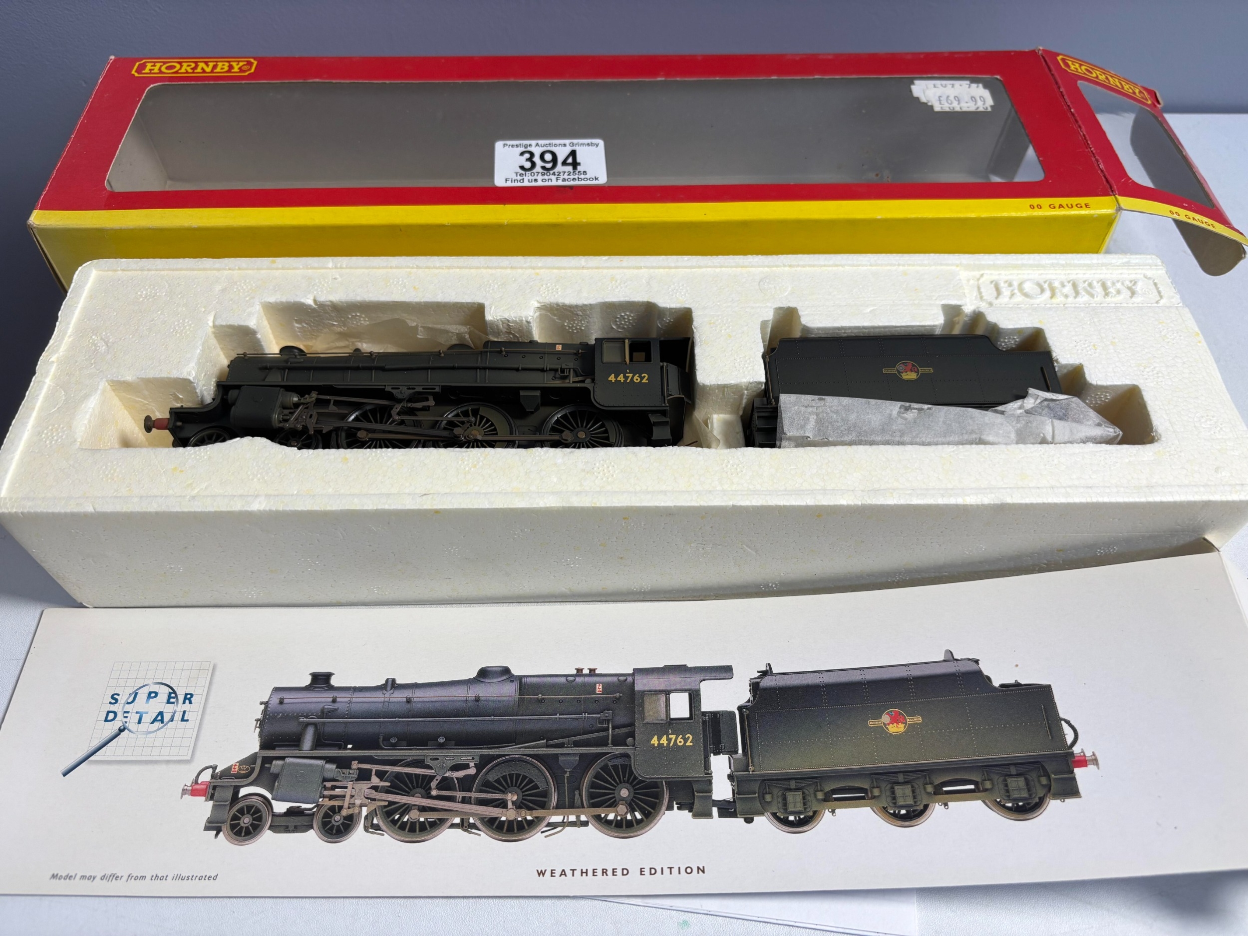 HORNBY R2360 BR 4-6-0 CLASS 5MT LOCO WEATHERED 44762