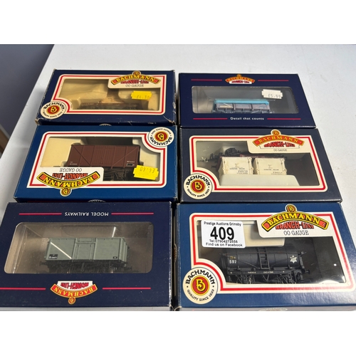 409 - 6 X BACHMANN WAGONS BOXED PLEASE SEE THE PICTURES FOR DEATILS