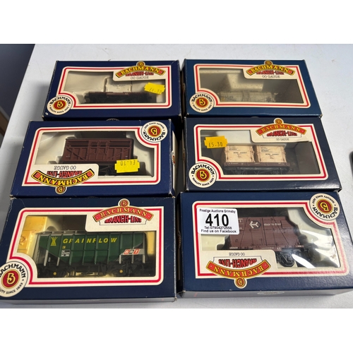 410 - 6 X BACHMANN WAGONS BOXED PLEASE SEE THE PICTURES FOR DEATILS