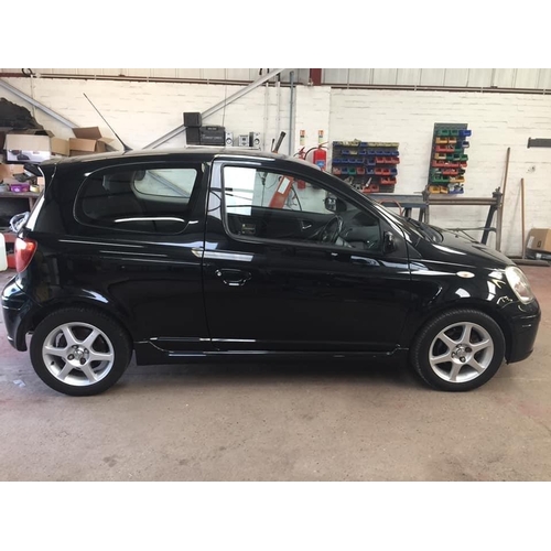 34 - KMN144Y 
Black Toyota Yaris T-Sport 3 Door - 1.5  
First Registered 2005
Approx 49000 miles
Local Ca... 