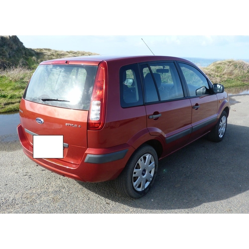 37 - UK Reg
(SP59EUV)
Red Ford Fusion Style + 1.4L
First Registered 2010
Approx 102543 miles
MOT expired ... 