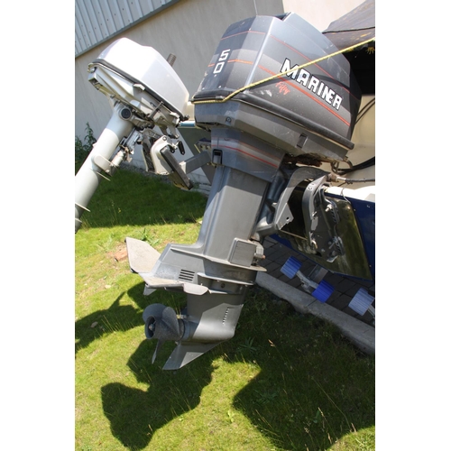 42 - 291
Arrow' 4.9m Cruiser/fishing boat
Marina 50hp & Honda outboard motors
Recent full service and rea... 