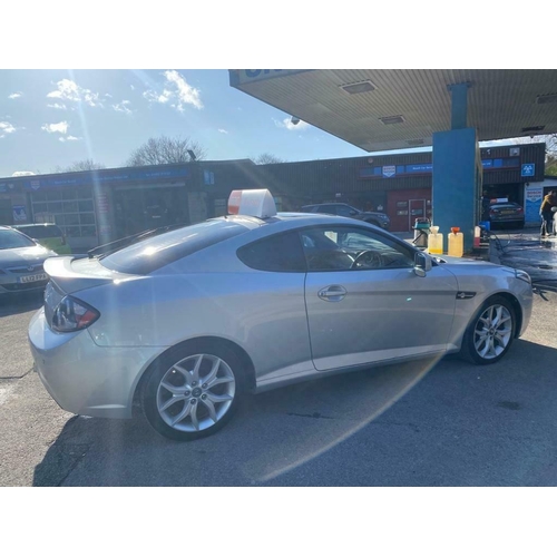 26 - HMN215W
Silver Hyundai Coupe 3 dr series 3 2.0L
First Registered 20.12.2006
Approx 56,000 miles
Elec... 