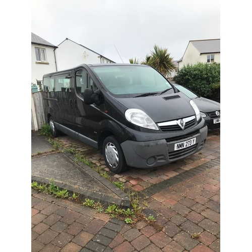 34A - Amended Lot
Black Vauxhall Vivaro mini bus 9 seats plus wheelchair
First Registered 20.10.2011
Appro... 