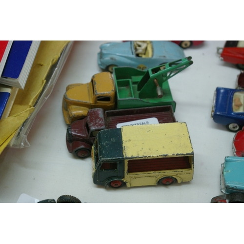 23 - Dinky milk float, truck and Austin truck