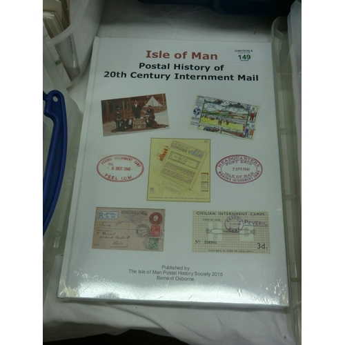 149 - Isle of Man postal history, internment mail book (unopened)