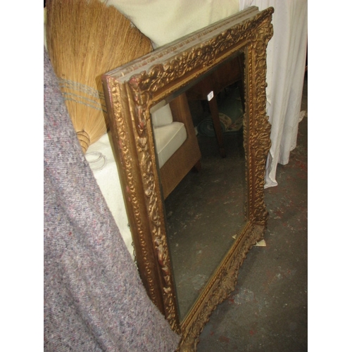 15 - Large gilt framed bevel glazed mirror NB At Peel Road warehouse READ THE AUCTION INFO