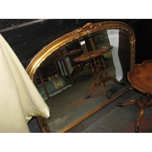 16 - Gilt frame over mantel mirror NB At Peel Road warehouse READ THE AUCTION INFO