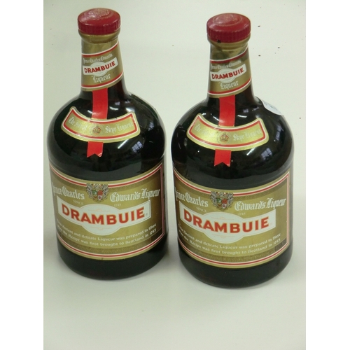 172 - Two litre bottles of Drambuie