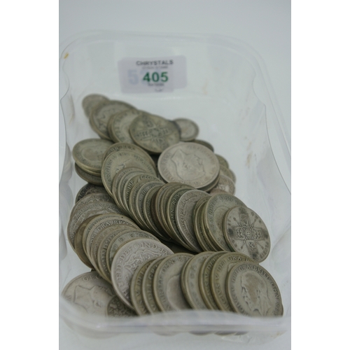 405 - Large collection of pre 1947 silver coinage, 760g