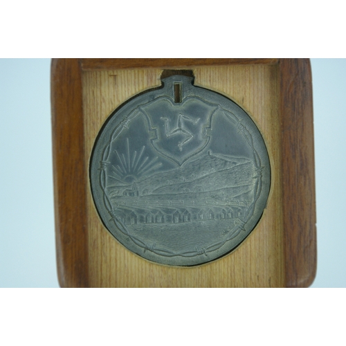 411 - Knockaloe 1914-1916 medallion (cased)