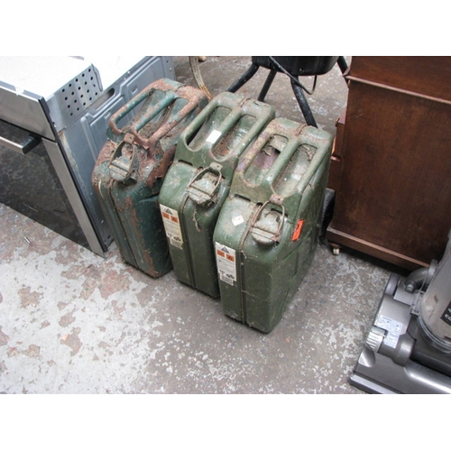 67 - Three jerry cans NB At Peel Road warehouse READ THE AUCTION INFO