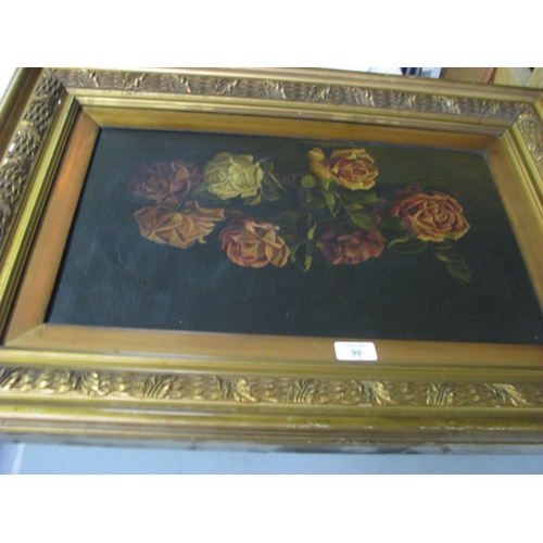 98 - Three Victorian still life oil paintings NB At Peel Road warehouse READ THE AUCTION INFO