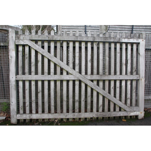 30 - Pair of 116 X 78ins wooden gates
On Behalf of Department of Infrastructure
Subject to VAT @ 20% on H... 