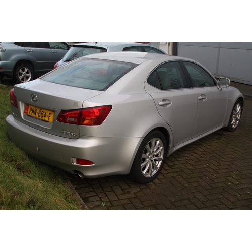 53 - PMN186A
Silver Lexus IS250 SE 2.5L
First Registered 20.02.2006
Approx 60,000 miles
Taxed until 31.01... 