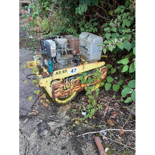 57 - YELLOW AMMANN AR65 PLUS REMAINS OF PVR47 SPARES  PEDESTRIAN ROLLER
First Registered 12.04.2006
Appro... 