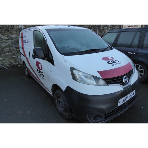 71 - MMN751W
Nissan NV200 SE DCI 1.5L
First Registered 06.03.2013
Approx TBC
Manual Diesel
Clutch slippin... 