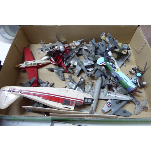 1 - A collection of numerous Dinky Toys aeroplanes