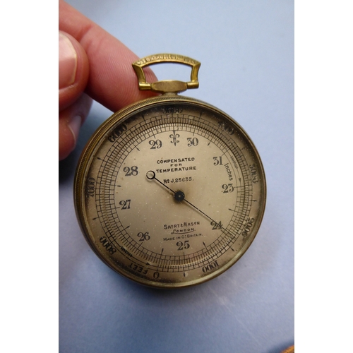 54 - Short & Mason hand held barometer