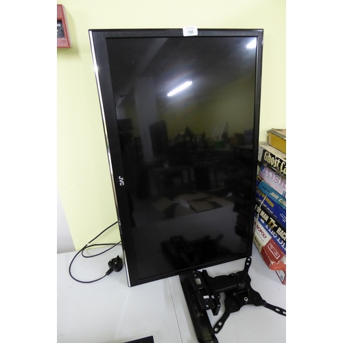 198 - JVC 32 inch TV with wall mounting and remote