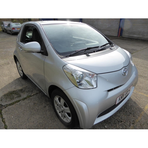 5 - KMN188M
Silver Toyota IQ 1L 3dr 1.0M
First Registered 15.01.2013
Approx 21,498 miles
Manual Petrol
F... 