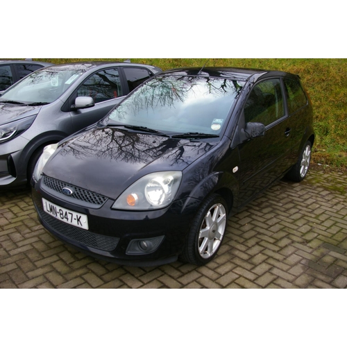 17 - LMN847K
Black Fords Fiesta Zetec Blue 75 1.3L
First Registered 25.04.2008
Approx 73,402
Manual Petro... 