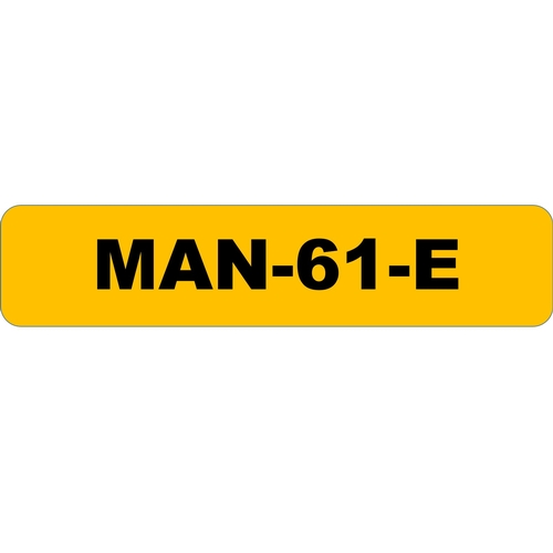 28 - On Cherished registration certificate
MAN-61-E