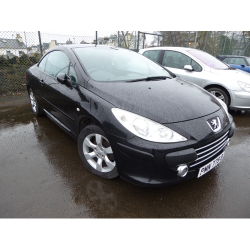 14 - PMN779B 
PEUGEOT 307 CC 
First Registered 17/09/2008 
Approx 63,000 miles 
Petrol Manual