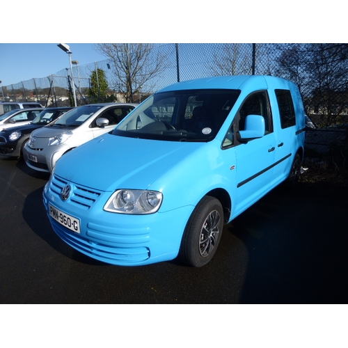 4 - PMN960G
Blue VW Caddy 2.0 C20 plus SDI 
First Registered 12/07/2010
Approx 135,000 miles
Diesel manu... 