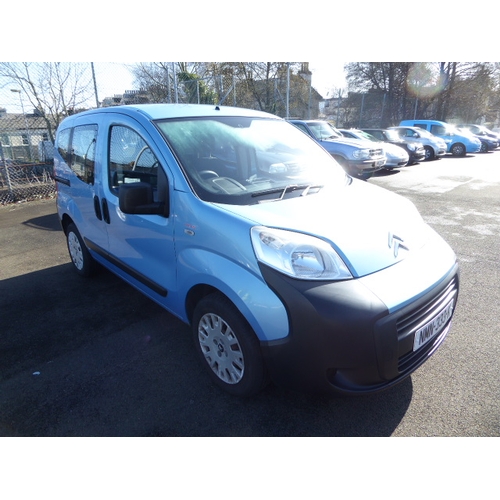 10 - NMN333K
Blue Citroen Nemo Multispace 1.4 
First Registered 31/03/2009
Approx 79,932 miles
Diesel Man... 