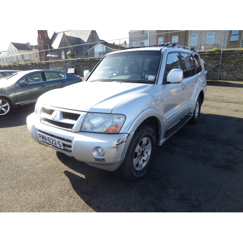 18 - PMN622G
Silver Mitsubishi Shogun SWB 3.2 DID Elegance
First Registered 06.01.2003
Approx 118,000 mil... 