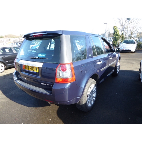 26 - KMN203W
Blue Landrover Freelander 2 HSE TD4 
First Registered 30/07/2008
Approx 106K miles 
Diesel m... 