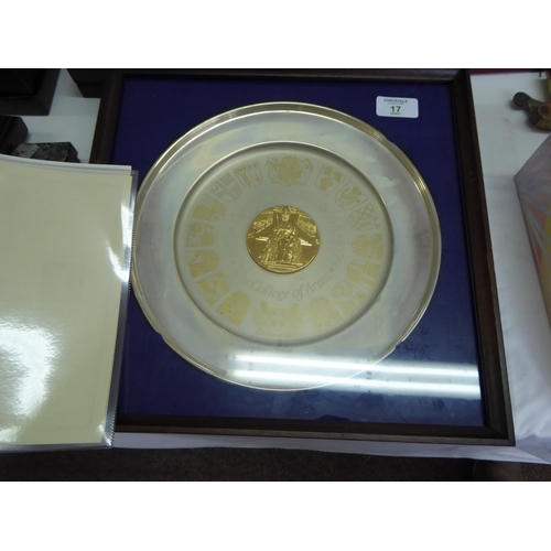 17 - Limited edition College of Arms dish (cased with certificate) - 1953