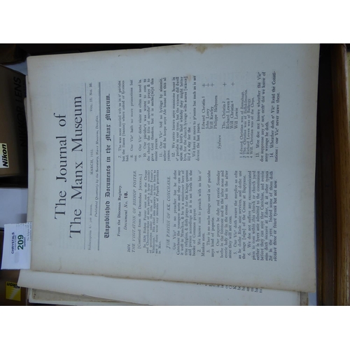 209 - Various editions of Journal of the Manx Museum