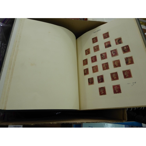 237 - A good box of worldwide stamps in albums and loose stamps