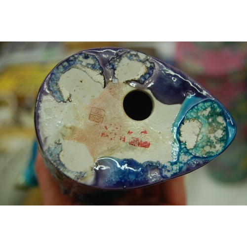 317 - Chinese porcelain parrot - ht. 12 ins.