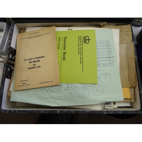 35 - Box file containing military training books, SAS interest