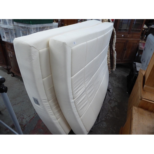 25 - Two good double Tempur deluxe HD mattresses both in removable, washable covers NB. This lot is at ou... 