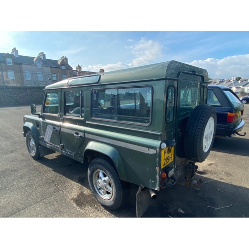 10 - PMN219H
Green Landrover Defender 110 TDI
First Registered 02.08.1993
Approx 120,000 miles
Manual Die... 