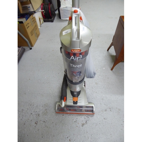 142 - Vax air free vacuum cleaner with attachments