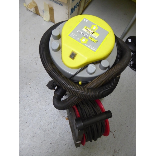 150 - Earlex Combi Vac vacuum and blower together with 13a extension reel